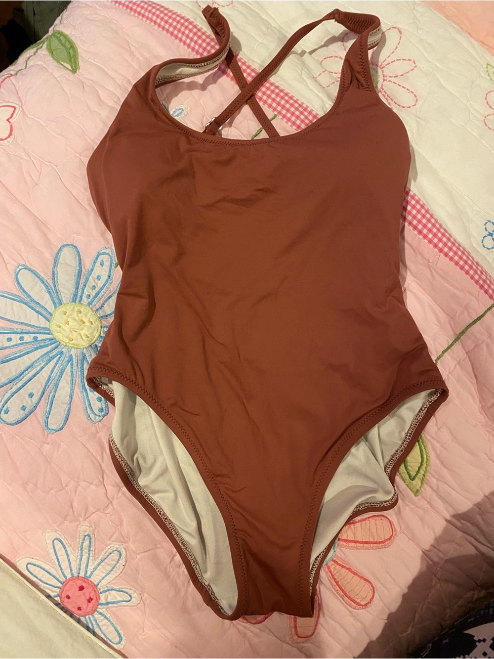GAP Rust-Colored One-Piece Swimsuit